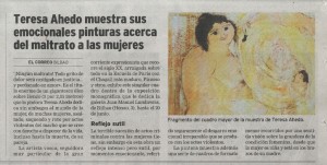 Artículo en El Correo sobre Teresa Ahedo